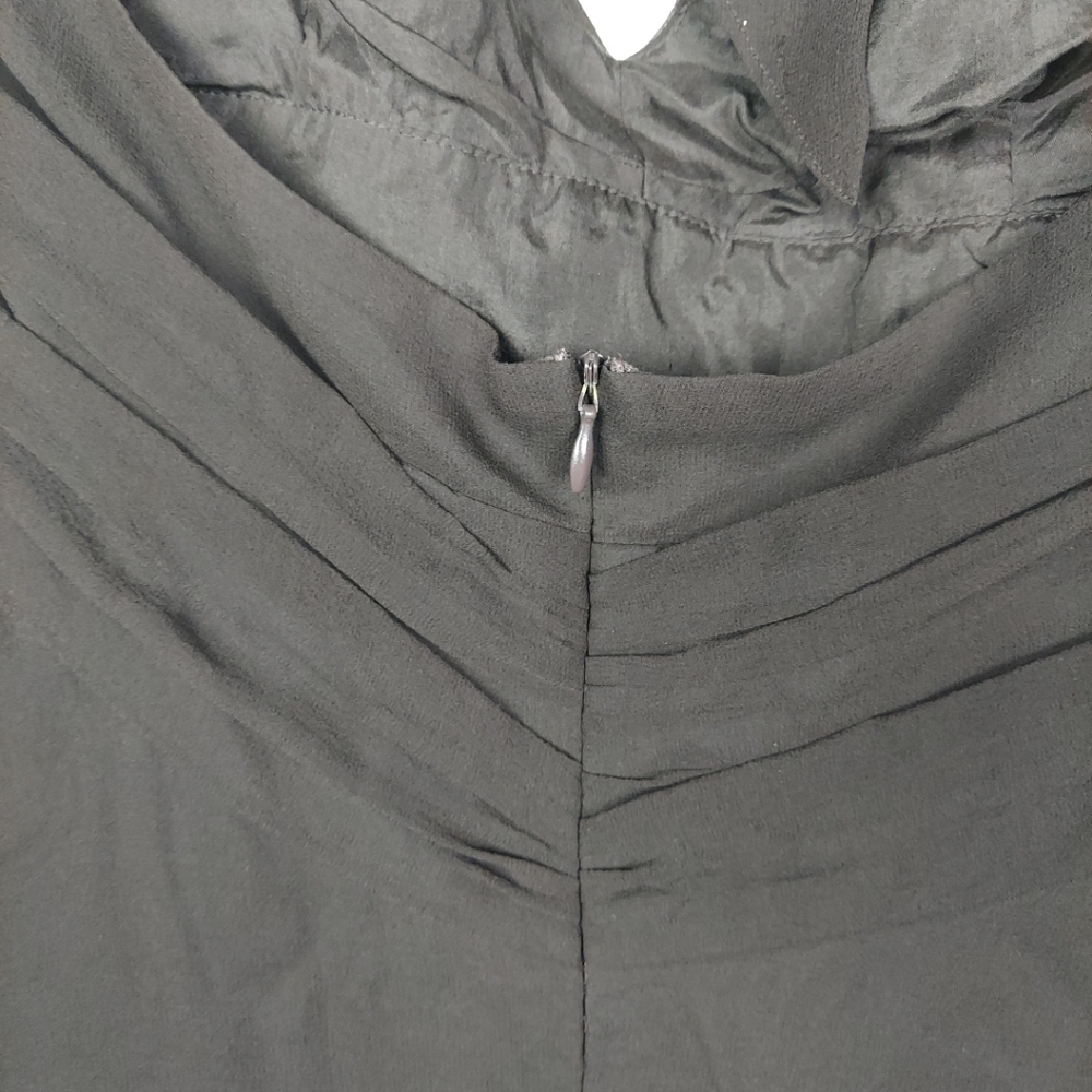 Robbie Bee 90s Y2K Halter Silk Dress Womens Size 12 Whimsigoth - Picture 7 of 12